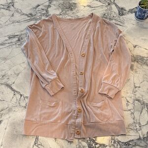 Kyte BABY Women's Blush Cardigan Sweater, size XS, GUC